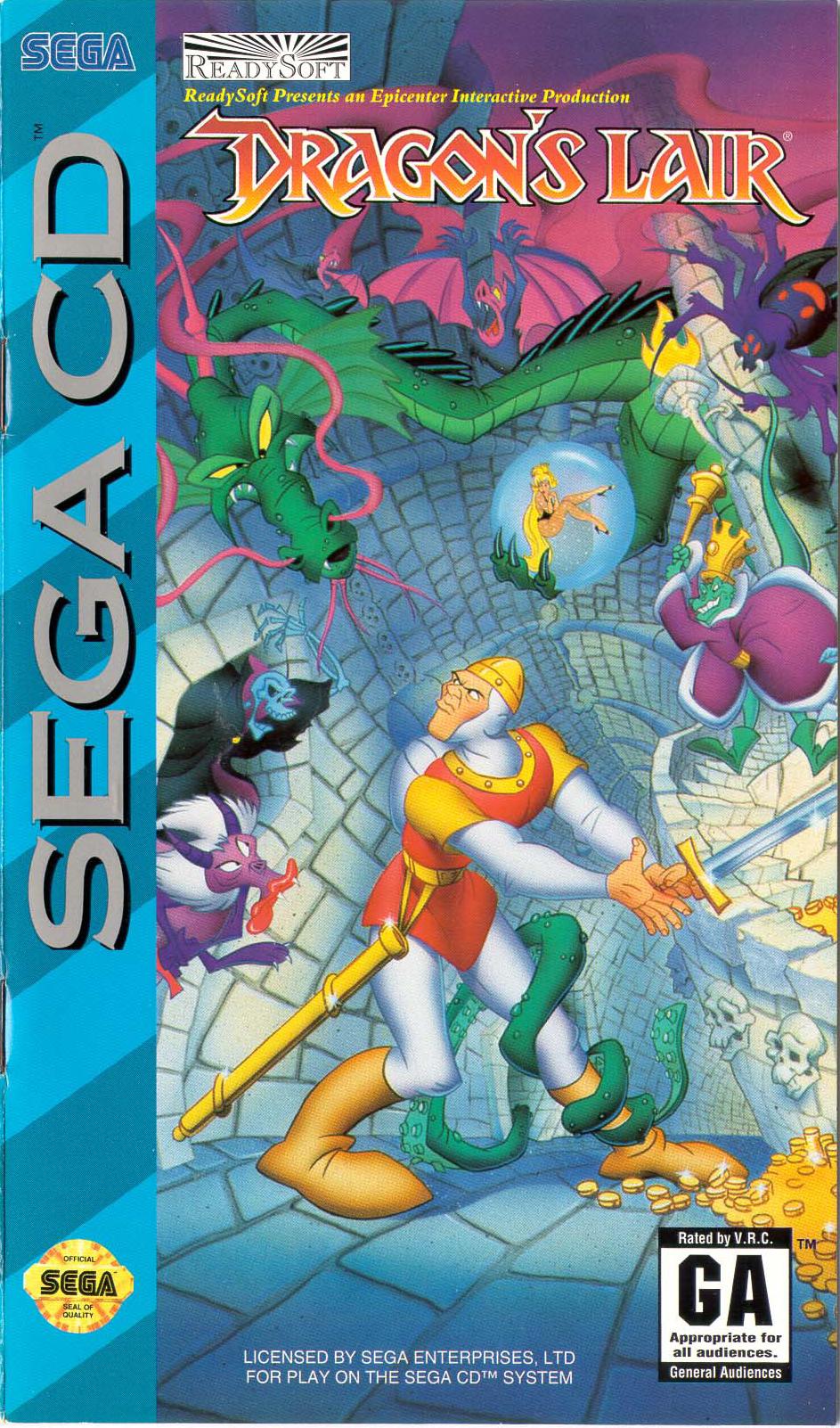 Dragon's Lair (U) Front Cover